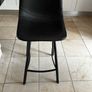 Set of 4 EZ Living Black and grey KItchen Island Stools Image 3