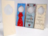 Wooden Door Hanger Blanks to decorate