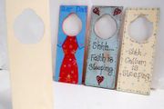 Wooden Door Hanger Blanks to decorate