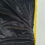 Zara Black Velvet Asymmetric Midi Skirt Size S Image 4