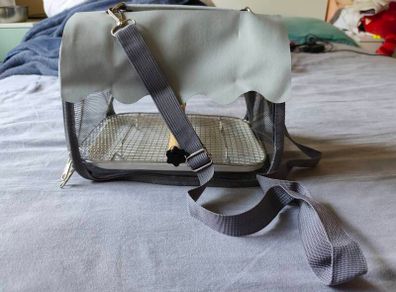 New Transparent Bird Carrier (Breathable Travel Bag for Parrots & Small Pets)