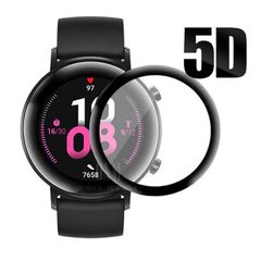 5D Coverage Screen Protector film for Huawei Watch GT 2 42MM Soft Round Screen Protector Cover Accessories (Not Glass)