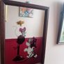 Vintage mid century wall mirror Image 3