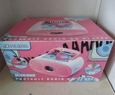 New >> Portable Radio Cd Player