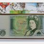 Britain - England London 1985 banknote cover with One Pound banknote Rare Image 2