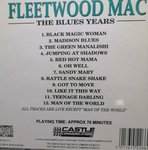 Fleetwood Mac - The Blues Years CD