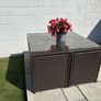 4 Piece Rattan Outdoor cube dining set Image 2