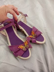 Clarkes ladies wedges