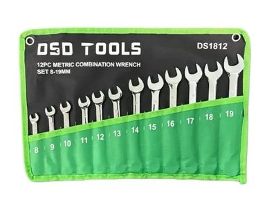 Dsd Tools 12pc Metric Combination Wrench Set