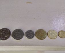 France 2 Francs + 1 Franc + 0.5 Franc + 20 Centimes + 10 Centimes + 5 Centimes
