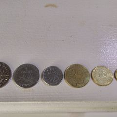 France 2 Francs + 1 Franc + 0.5 Franc + 20 Centimes + 10 Centimes + 5 Centimes