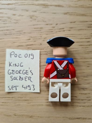 lego king george's officer poc019 set 4193
