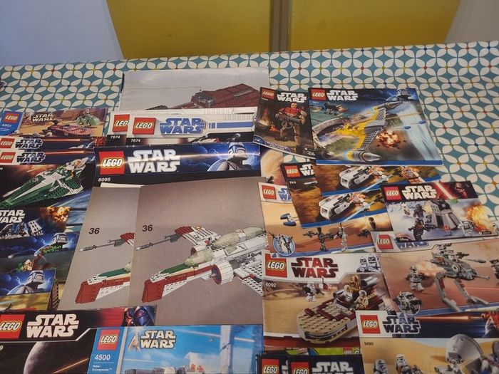 Star Wars Lego  -  instruction books only x 65