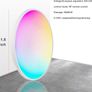 Bathroom Led Ceiling Light Smart - 24W RGBCW Color 3000-6500k Dimmable Bath Ceiling Lights Round with Remote Control Ceiling Lamp for Bedroom Hallway Kitchen Image 2