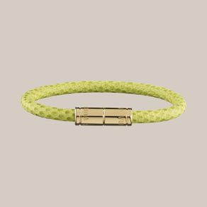 LOUIS VUITTON Keep It Lezard Bracelet in Pistache