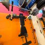 Bench press   Leg extension   Leg curl including bar and weights Image 2