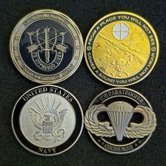 UNITED STATES, military challenge/ commerative coins.