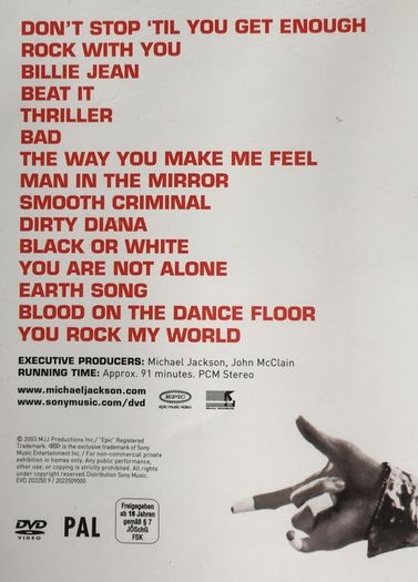 Michael Jackson [2003] Number Ones [Music DVD]