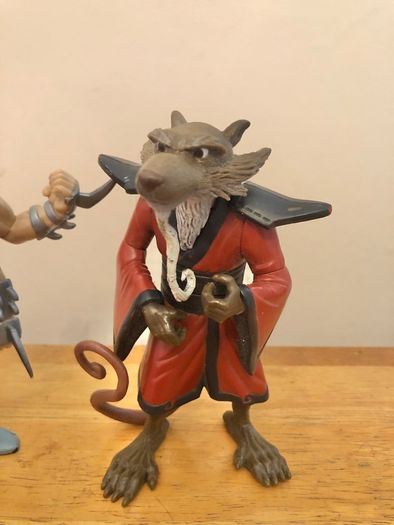 TMNT Shredder and Splinter Figures