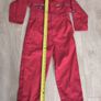 Dickies Redhawk Kids Red Coveralls Boilersuit mechanic handyman Age 5 6 Image 4