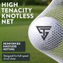 Golf Practice Net - Indoor & outdoor 10x7ft - XL Tri-Turf driving net and Mat, 5 Balls, 3 Rubber Tees, Carry Bag, Chipping net, golf nets for backyard driving Image 3
