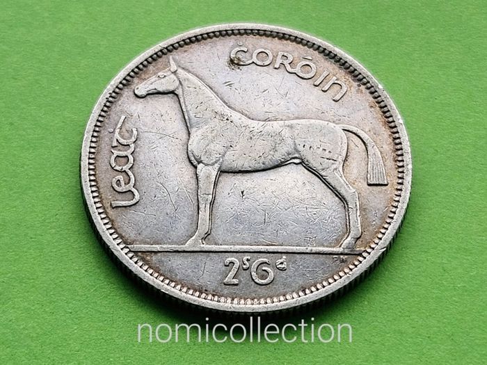 Ireland 1941 year Silver Half Crown.