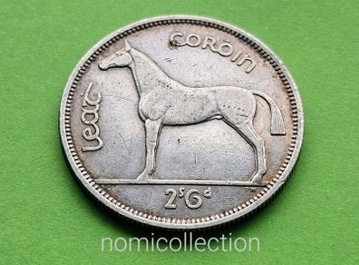 Ireland 1941 year Silver Half Crown.