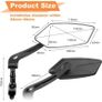 360 Rotatable Bicycle Rearview Mirror Adjustable Wide Angle Handlebar Mirror for MTB E-Bike Motorcycle Safety Accessory Image 4