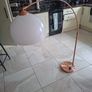 Decorative rose gold lamp Image 2