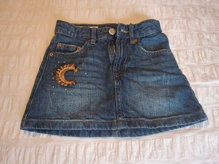 Zara girls denim skirt