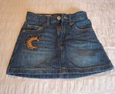 Zara girls denim skirt