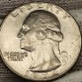 USA United States 1972 Quarter Mint Error Double Struck Reverse Image 2