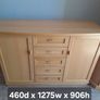 Rossmore corner glass display cabinet, sideboard and music system unit. Image 3