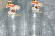 Vintage World Cup Guinness Pint Glasses