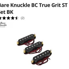 Bare Knuckle Boot Camp BC True Grit ST Set Single Coil fender Stratocaster pickups Set neck middle bridge electric guitar parts accessories