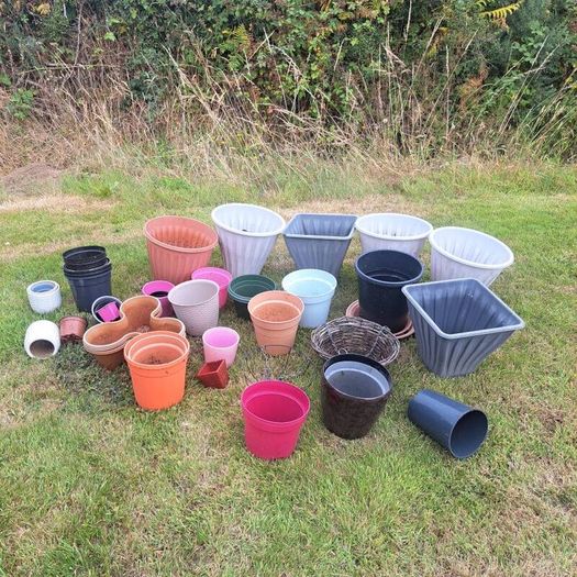 Free garden pots, all useable