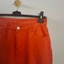 Orange Cotton Jeans Image 4