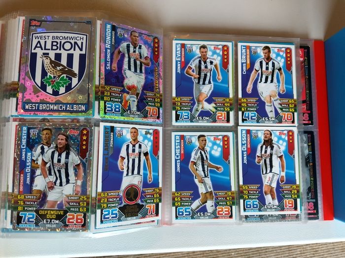 Match Attax 15/16 in Binder.  (Other seasons also)