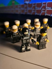 LEGO Police Officer Mini Figures x 10