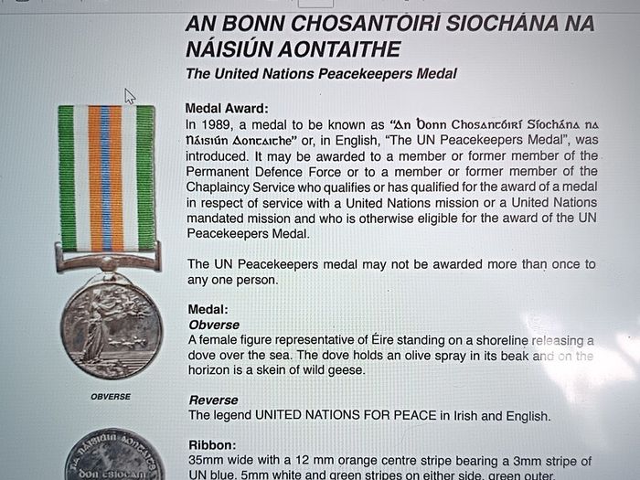 Irish Peacekeeping Medal