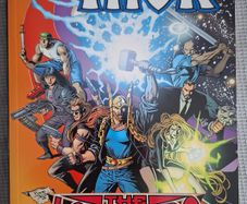 THOR THE LOST GODS by Tom DeFalco graphic novel. From MARVEL Comics