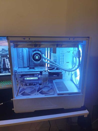 Custom White Gaming PC AMD RX 9070 XT 16 GB Ryzen 5 9600X 32GB Ram DDR5 2.5TB Storage