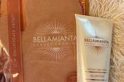 Bellamianta Tan mitt + body scrub
