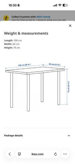 Ikea Desk Linnmon