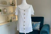 Brand-new Ladies Off the Should White Top from Pepco