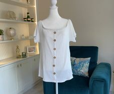 Brand-new Ladies Off the Should White Top from Pepco