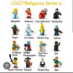 lego series 16 full set