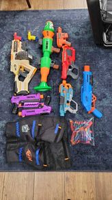 Nerf gun collection