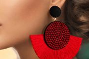 Eye-catching Earrings - excellent for any party + Matching necklaces available