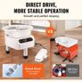 Pottery Wheel 27.9 cm Ceramic Wheel Foot Pedal Touch Screen 450W 3 Legs White Image 3